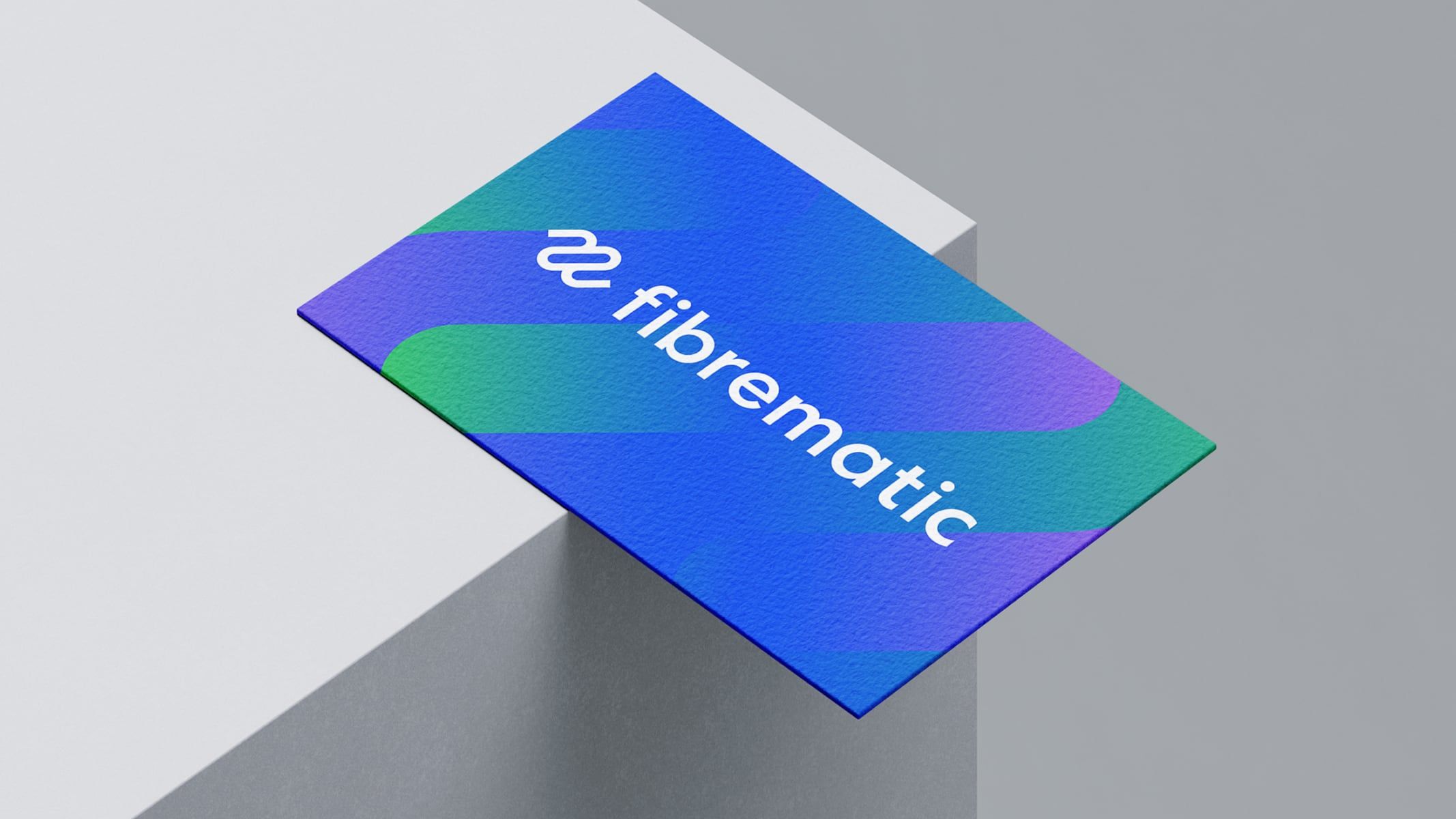 Fibrematic business card mockup.
